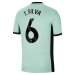 Günstige Fußballtrikots Chelsea T. Silva 6 3rd trikot 2023-24 Kurzarm